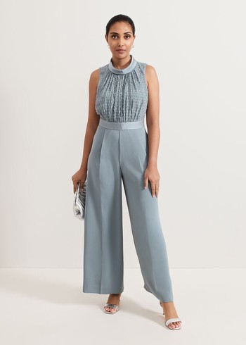 Phase Eight Petite Eliza Jumpsuit Blue Australia | SR6480571